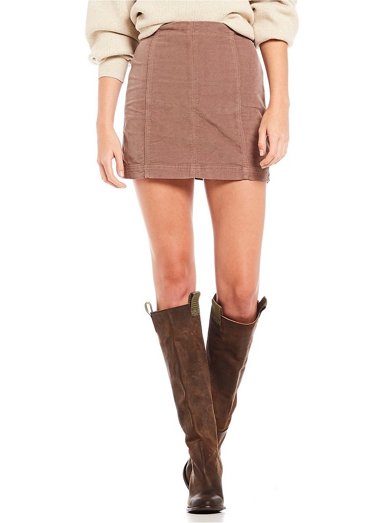 Free People - Modern Femme Corduroy Western Inspired Mini Skirt - Size 2